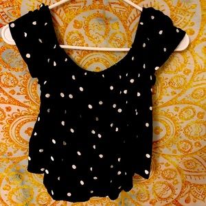 Forever21 Off shoulder crop top